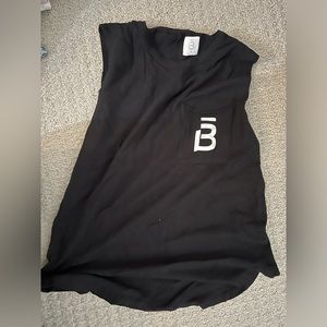 Black and white barre3 shirt